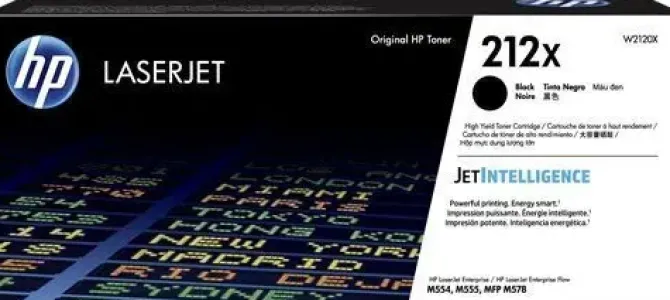 HP W2120X NEGRO CARTUCHO DE TONER ORIGINAL - 212X