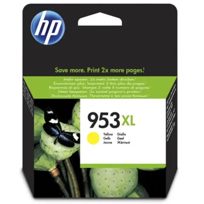 HP 953XL AMARILLO CARTUCHO DE TINTA ORIGINAL - F6U18AE