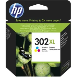 HP 302XL COLOR CARTUCHO DE TINTA ORIGINAL - F6U67AE