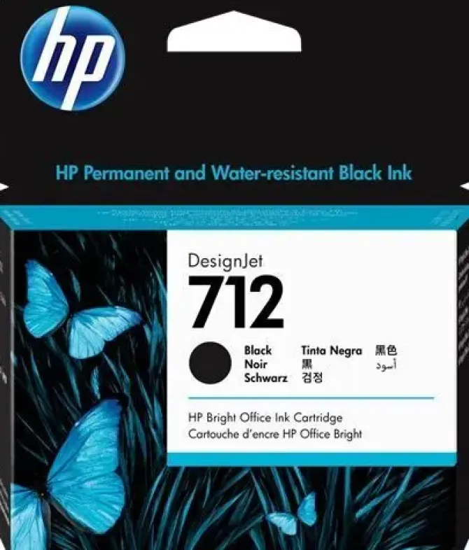 HP 712XL NEGRO CARTUCHO DE TINTA ORIGINAL - 3ED71A