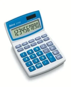 IBICO 210X CALCULADORA DE SOBREMESA - TECLAS GRANDES - LCD DE 10 DIGITOS - PANTALLA INCLINABLE AJUSTABLE