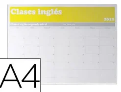 IDENTIFICADOR MURAL ARCHIVO 2000 PORTANOMBRE CON ADHESIVO TRASERO EN POLIESTIRENO TRANSPARENTE DIN A4