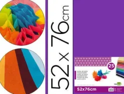 INETA PAPEL SEDA 025 HOJAS 052CMX076CM VIOLETA 98441036-16 CS22235