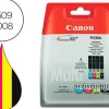 INK-JET CANON 551 C/M/Y/BK PIXMA IP8750 / IX6850 / MG5550 / MG6450 / MG7150 / MX725 / MX925 PACK 4 COLORES