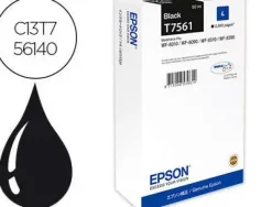 INK-JET EPSON T7561 NEGRO L WF-8010DW / 8090D3TWC / 8510DWF / 8590DWF CAPACIDAD 2500 PAG