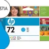 INK-JET HP 72 CIAN DESIGNJET T610/1100 -130ML-