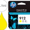 INK-JET HP 912 OFFICEJET 8012 / 8015 / 8020 / 8025 / 8035 AMARILLO 315 PAGINAS