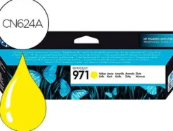 INK-JET HP 971 OFFICEJET PRO X451 / X551 / X476 / X576 AMARILLO 2.500 PAG