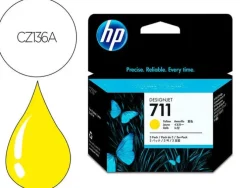 INK-JET HP DESIGNJET T120/T520 AMARILLO N 711 PACK 3/1000 PAGINAS