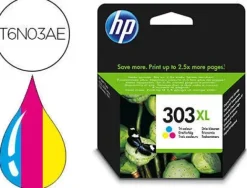 INK-JET HP 303XL ENVY PHOTO 6230 / 7130 / 7830 COLOR TRICOLOR CAPACIDAD 415 PAGINAS