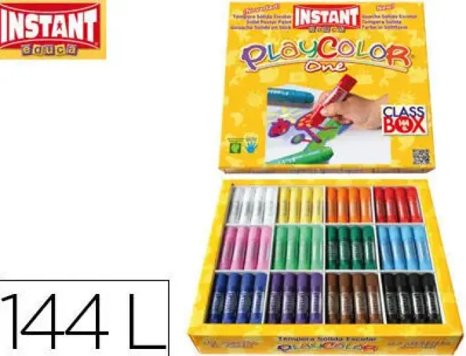 INSTANT TÉMPERA PLAYCOLOR 10 GR CLASS BOX 10901 65010901