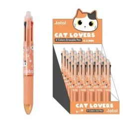 ITOTAL BOLIGRAFO 4 EN 1 ORANGE CAT 0,5MM XL1806C