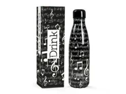 ITOTAL BOTELLA TERMICA MUSICA 500ML ACERO INOXIDABLE ID0437