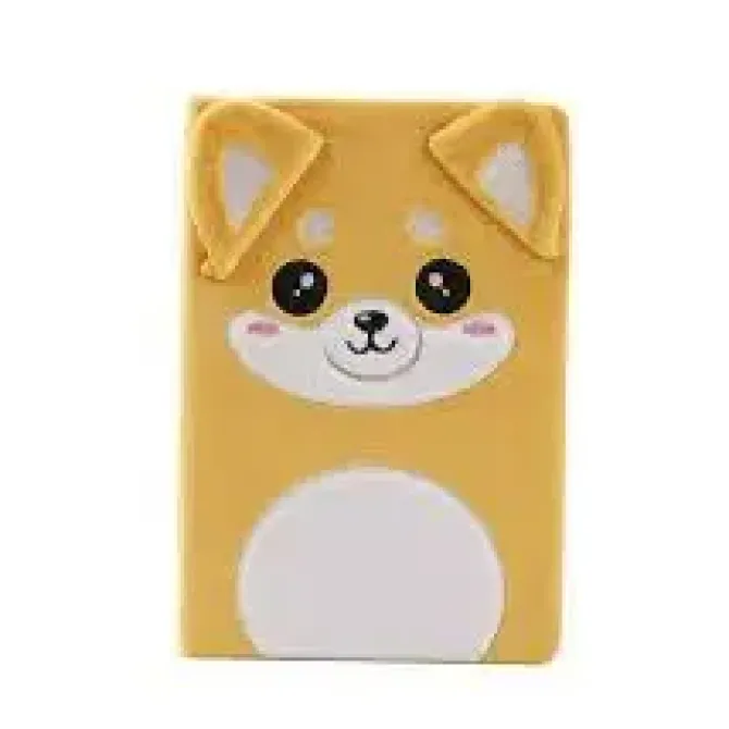 ITOTAL NOTEBOOK PLUSH SHIBA TAMAÑO A5 96 HOJAS LISO 80GR XL2052H