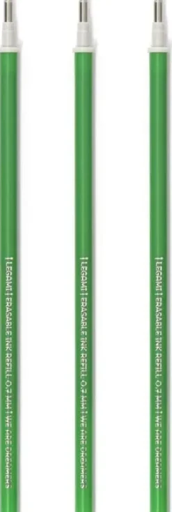 ITOTAL RECAMBIO BOLIGRAFO BORRABLE VERDE 3 RECAMBIOS XL2302