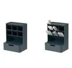 JB ORGANIZADOR ESCRITORIO CON CAJON SYSMAX AZUL PRUSIA REF 280416