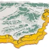 JUEGO DE 3 PLANTILLAS PLASTICO MAPA DE ESPAÑA 22X18 CS04915