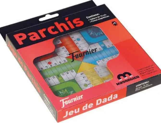 JUEGOS DE MESA PARCHIS MAGNETICO 20X16 1X2,2
