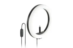 KENSINGTON L1000 ANILLO DE LUZ BICOLOR PARA VIDEOCONFERENCIAS - ILUMINACION PERFECTA - 96 LEDS - CONTROL DE BRILLO - SIN ENCHUFE - SOPORTE PARA WEBCAM - CONFIGURACION PROFESIONAL - CUMPLE CON MIL-STD-