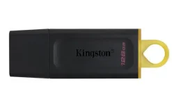KINGSTON DATATRAVELER EXODIA MEMORIA USB 128GB - USB 3.2 GEN 1 - CON TAPA - ENGANCHE PARA LLAVERO - COLOR NEGRO (PENDRIVE)