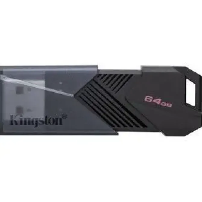 KINGSTON DATATRAVELER EXODIA ONYX MEMORIA USB 64GB - USB 3.2 GEN 1 - ENGANCHE PARA LLAVERO - COLOR NEGRO (PENDRIVE)