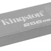 KINGSTON DATATRAVELER KYSON MEMORIA USB 256GB - 3.2 GEN 1 - 200 MB/S EN LECTURA - DISEÑO METALICO - COLOR PLATA (PENDRIVE)