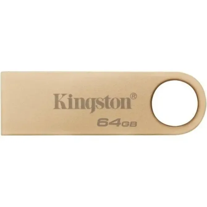 KINGSTON DATATRAVELER SE9 G3 MEMORIA USB-A 3.2 GEN 1 64GB - 220 MB/S EN LECTURA - DISEÑO METALICO - COLOR ORO (PENDRIVE)