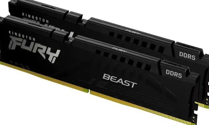 KINGSTON FURY BEAST MEMORIA RAM DDR5 5200MHZ 32GB (2X16GB) CL40