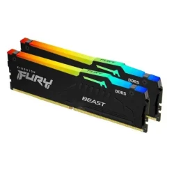 KINGSTON FURY BEAST RGB MEMORIA RAM DDR5 6000MT/S 32GB (2X16GB) CL30 DIMM
