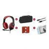 KONIX MYTHICS GAMER SWITCH PACK AURICULARES + FUNDA DE TRANSPORTE + PROTECTOR PANTALLA VIDRIO TEMPLADO + ESTUCHE PARA 4 CARTUCHOS DE JUEGO + CABLE USB A USB-C