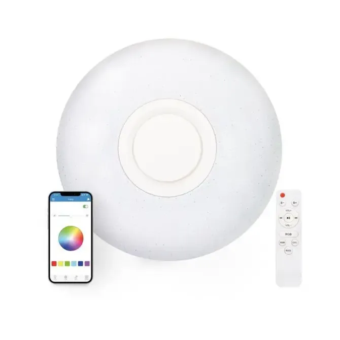 KSIX PLAFON LED ALTAVOZ RAINBOW - RGB - 30W - 40CM