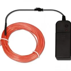 KSIX TIRA LED NEON - RECORTABLES - 3 MODOS DE LUZ - LONGITUD 5M - COLOR ROJO