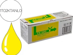 KYOCERA TK580 AMARILLO CARTUCHO DE TONER ORIGINAL - 1T02KTANL0/TK580Y