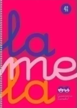 LAMELA CUADERNO TAPA PLASTICO FOLIO ROSA 80 HOJAS 4MM CUADROVIA POLIPROPILENO 7FTP004R