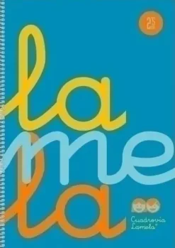 LAMELA CUADERNO TAPA PLASTICO 4º CUARTILLA A5 AZUL 80 HOJAS 5MM CUADROVIA POLIPROPILENO 7CTP005B