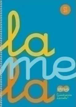 LAMELA CUADERNO TAPA PLASTICO FOLIO AZUL 80 HOJAS 5MM CUADROVIA POLIPROPILENO 7FTP005B