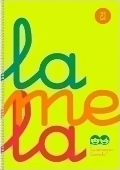 LAMELA CUADERNO TAPA PLASTICO FOLIO AMARILLO 80 HOJAS 2,5MM CUADROVIA POLIPROPILENO 7FTP002A