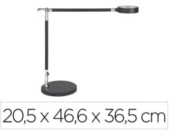 LAMPARA DE ESCRITORIO MAUL LED GRACE COLOR VARIO COLOR NEGRO 205X466X365 MM