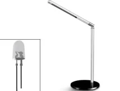 LAMPARA DE OFICINA CEP ECOLINE DE ALUMINIO Y ACERO CON LUZ LED