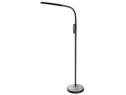 LAMPARA DE SUELO Q-CONNECT 15W CON CONTROL REMOTO ALTURA 146 CM COLOR NEGRO