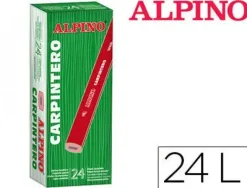 LAPICES ALPINO CARPINTERO CAJA DE 24 UNIDADES