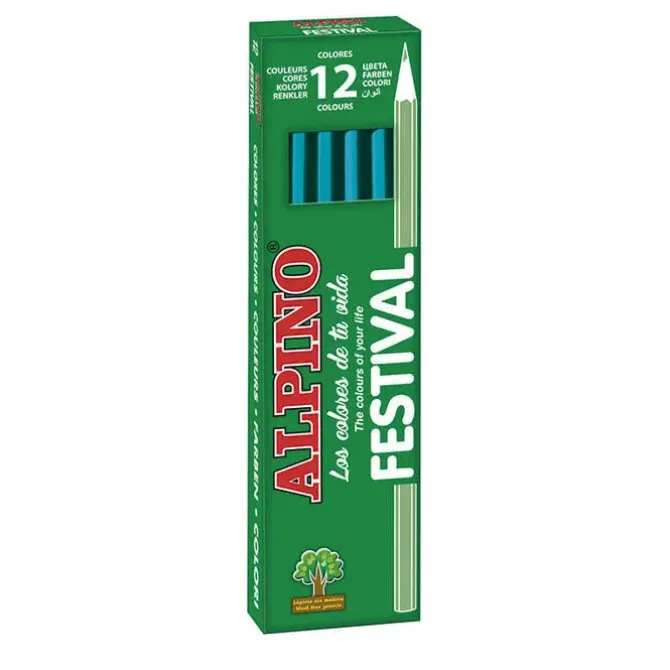 LAPICES ALPINO UNICOLOR 12 UD AZUL CL 649434