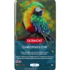 LAPICES DE COLORES DERWENT CHROMAFLOW CAJA METALICA DE 12 UNIDADES COLORES SURTIDOS