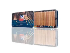 LAPICES DE COLORES DERWENT LIGHTFAST CAJA METALICA 72 UNIDADES COLORES SURTIDOS