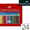 LAPICES DE COLORES FABER CASTELL ACUARELABLE COLOUR GRIP TRIANGULAR CAJA METALICA DE 24 COLORES SURTIDOS