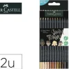 LAPICES DE COLORES FABER CASTELL BLACK EDICION TONOS DE PIEL CAJA DE 12 UNIDADES COLORES SURTIDOS