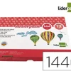LAPICES DE COLORES LIDERPAPEL SCHOOL PACK DE 144 UNIDADES 12 COLORES X 12 UNIDADES