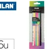LAPICES DE COLORES MILAN SUNSET MINA GRUESA 3,5 MM CAJA DE 6 UNIDADES COLORES SURTIDOS