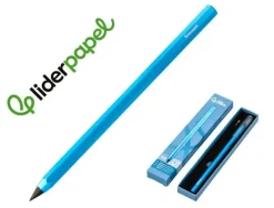 LAPICES DE GRAFITO INFINITO LIDERPAPEL ALUMINIO HEXAGONAL AZUL ULTRA RESISTENTE 1 PUNTA DE RECAMBIO