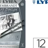 LAPICES DE GRAFITO LYRA REMBRAND ART DESIGN CAJA DE 12 GRADUACIONES 6B-5B-4B-3B 2B-B-HB-F-H-2H-3H-4H